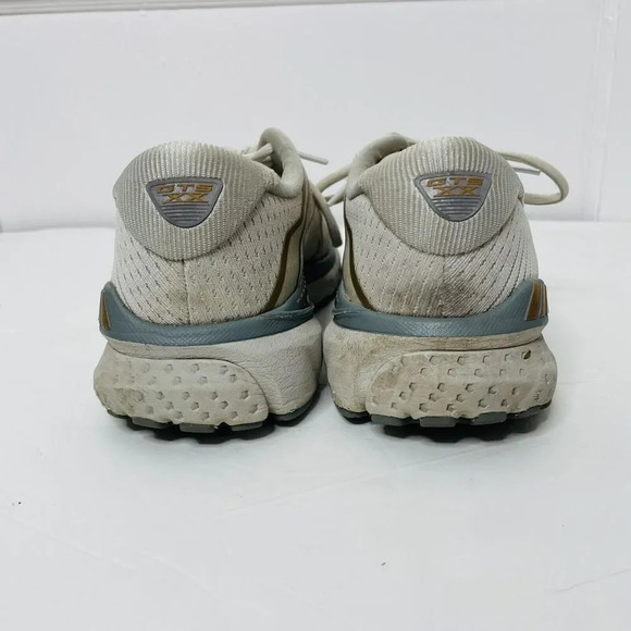 Brooks Adrenaline GTS 20 Running Shoes 7.5B Womens 1202961B164 Gray Gold Sneaker - Picture 5 of 10